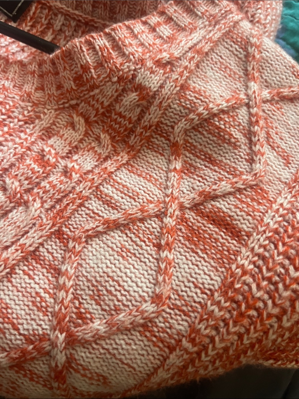 POL Oversized Creamsicle Knit Sweater - Picture 6 of 8